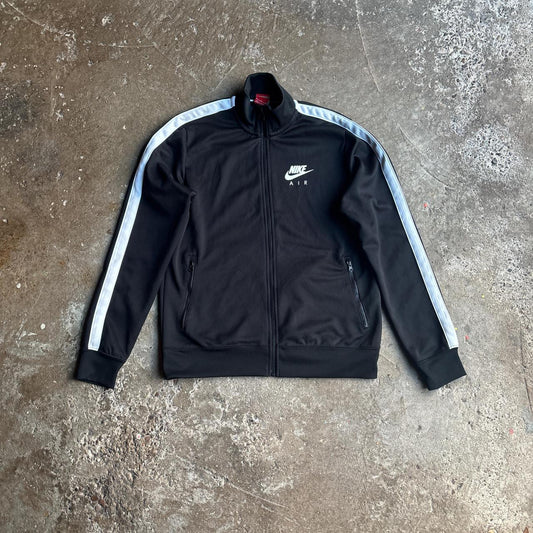 Black Nike Full Zip Tracksuit Top - M