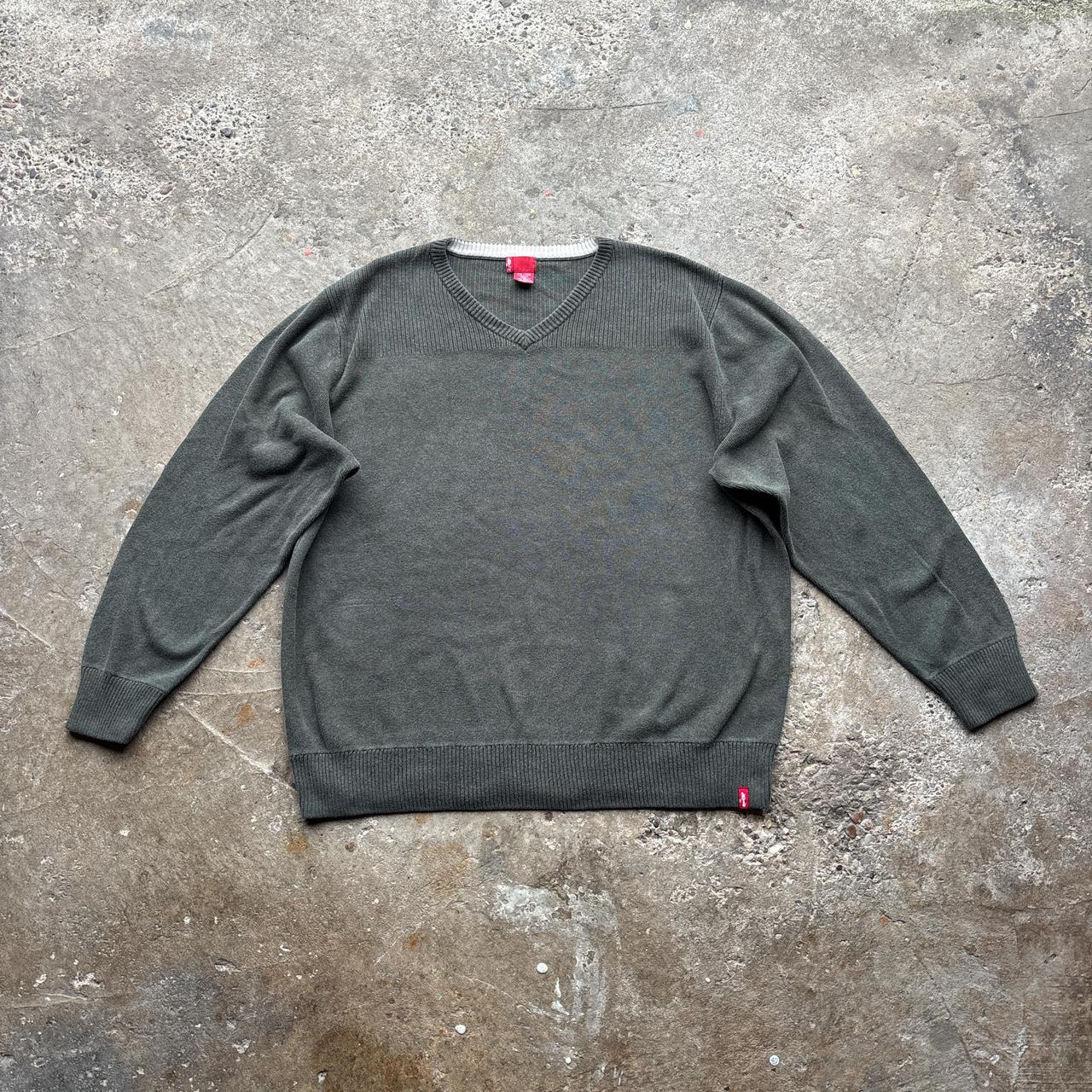 Green Levi’s knitted sweater