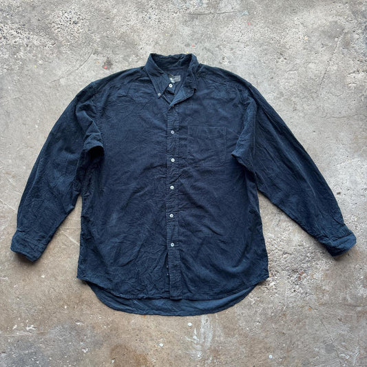 Vintage banana republic navy corduroy shirt