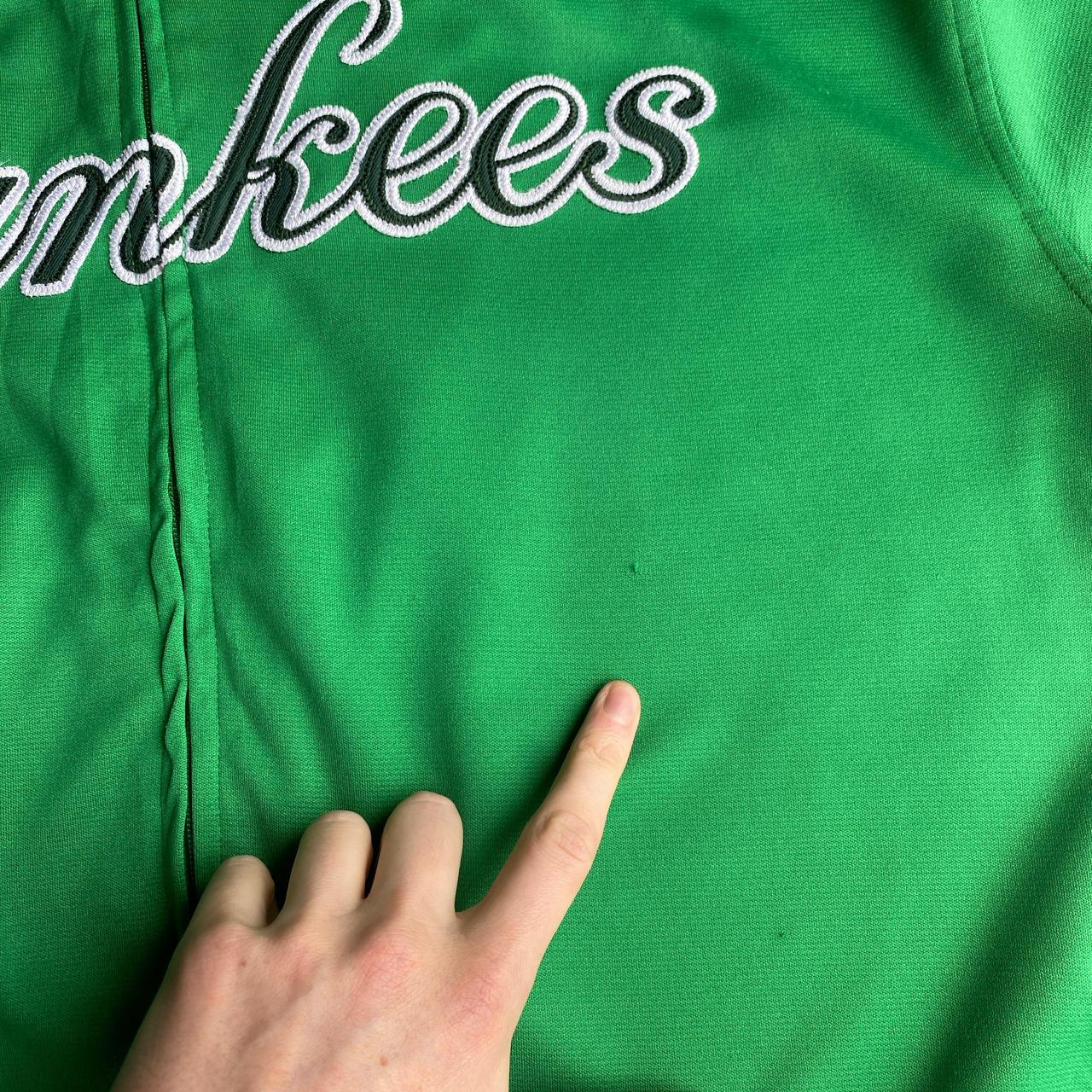 Green New York Yankees Full-Zip Tracksuit Top - XL