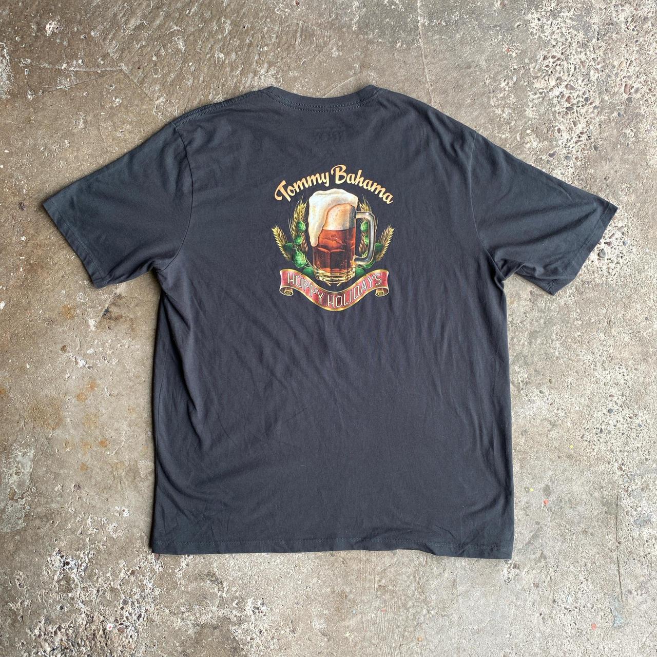 Dark Grey Graphic Tommy Bahama Bar T-Shirt - XL