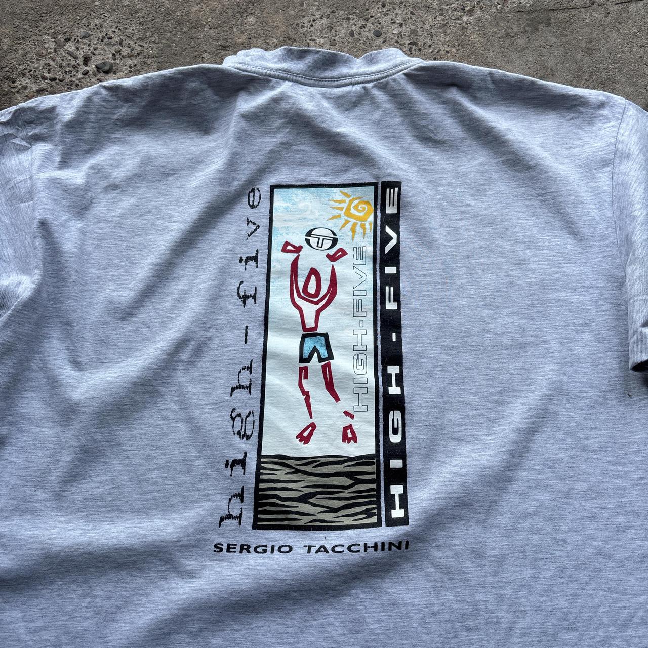00s Sergio Tacchini graphic tee - XL