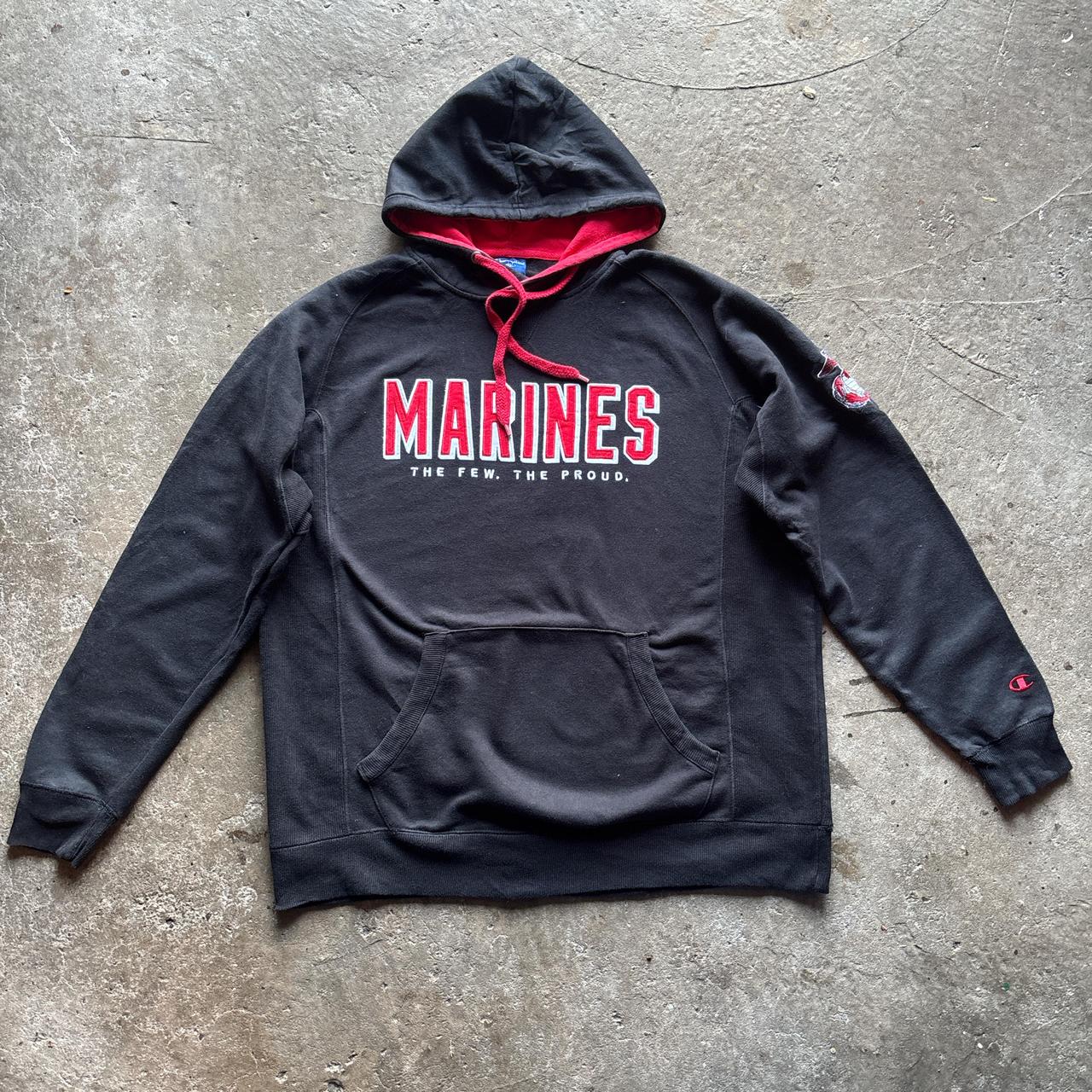 Black Champion Reverse Weave Hoody - XL