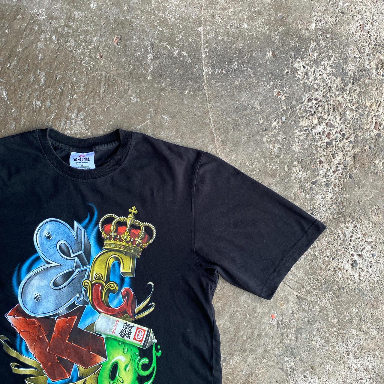 Black Ecko Unltd Graphic T-Shirt - XL