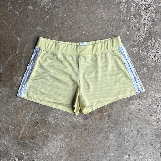 Yellow Nike Basketball Shorts - XL (women’s)