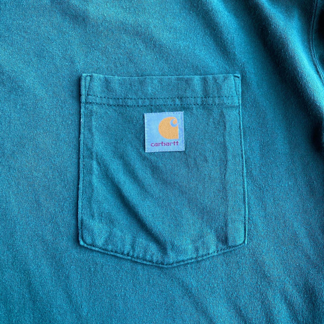 Green Carhartt Long-Sleeve T-Shirt - XL