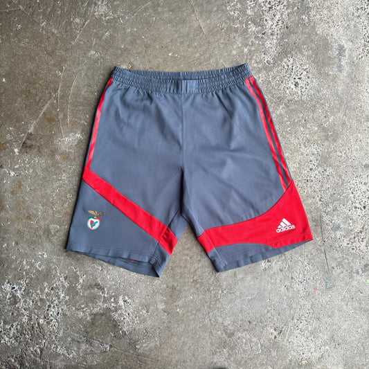 Grey Adidas Benfica ‘00s Football Shorts - L