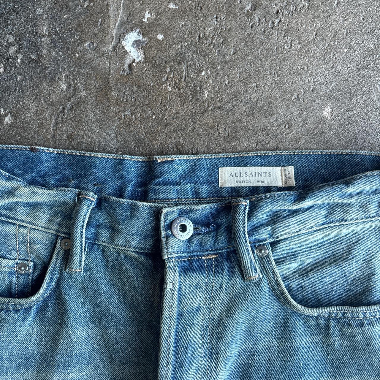 Blue Denim AllSaints Jean Shorts