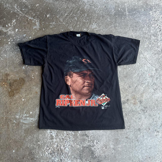 Vintage Black ‘Cal Ripken Jnr’ 1995 Orioles T-Shirt