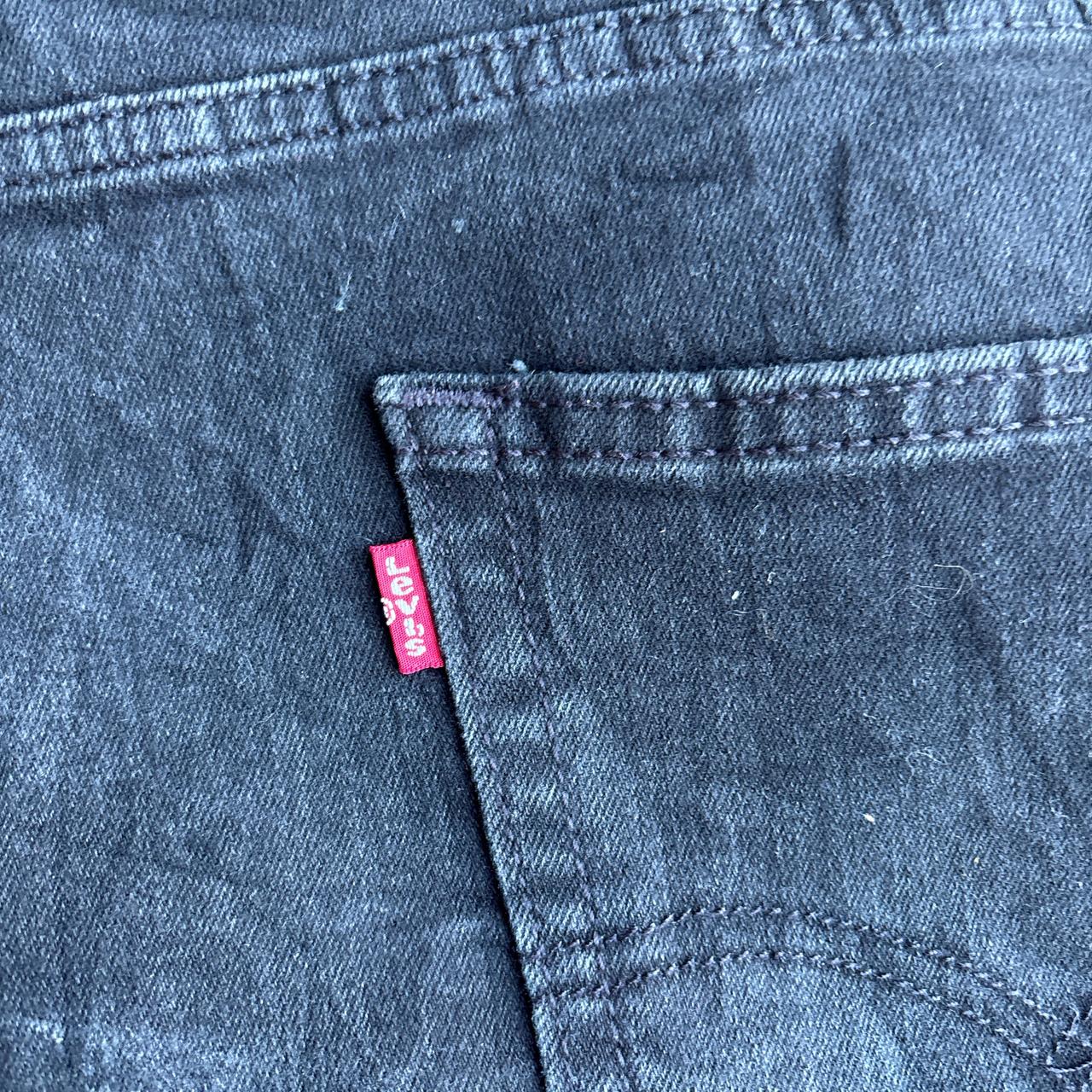 Levi’s 469 Black Jean Shorts (Jorts)