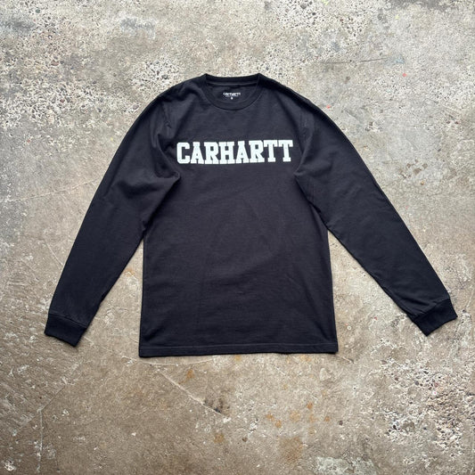 Black Carhartt WIP College long sleeve-top - S