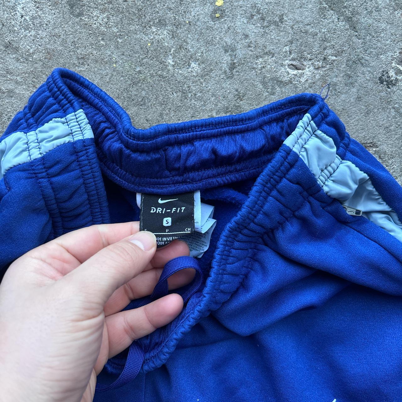 Blue Nike Dri-fit sweatpants