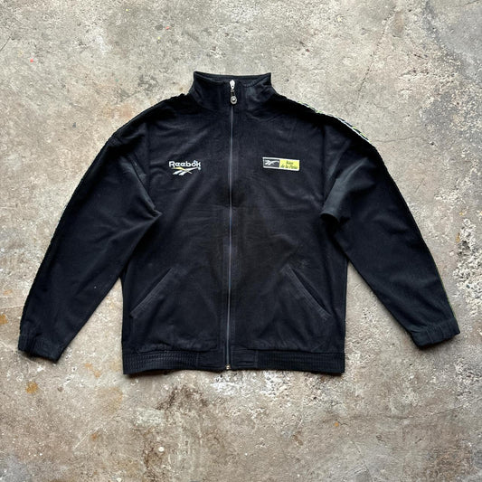 Vintage Black Reebok zipped jacket