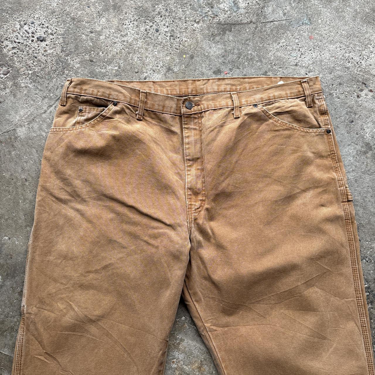 Tan Dickies carpenter pants