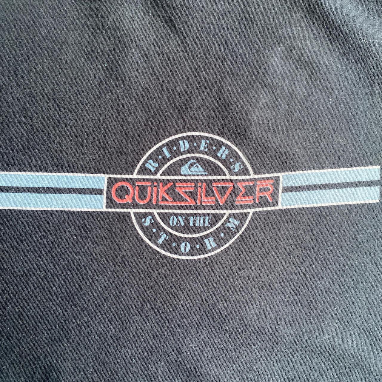 Black Quiksilver Graphic T-Shirt - 2XL