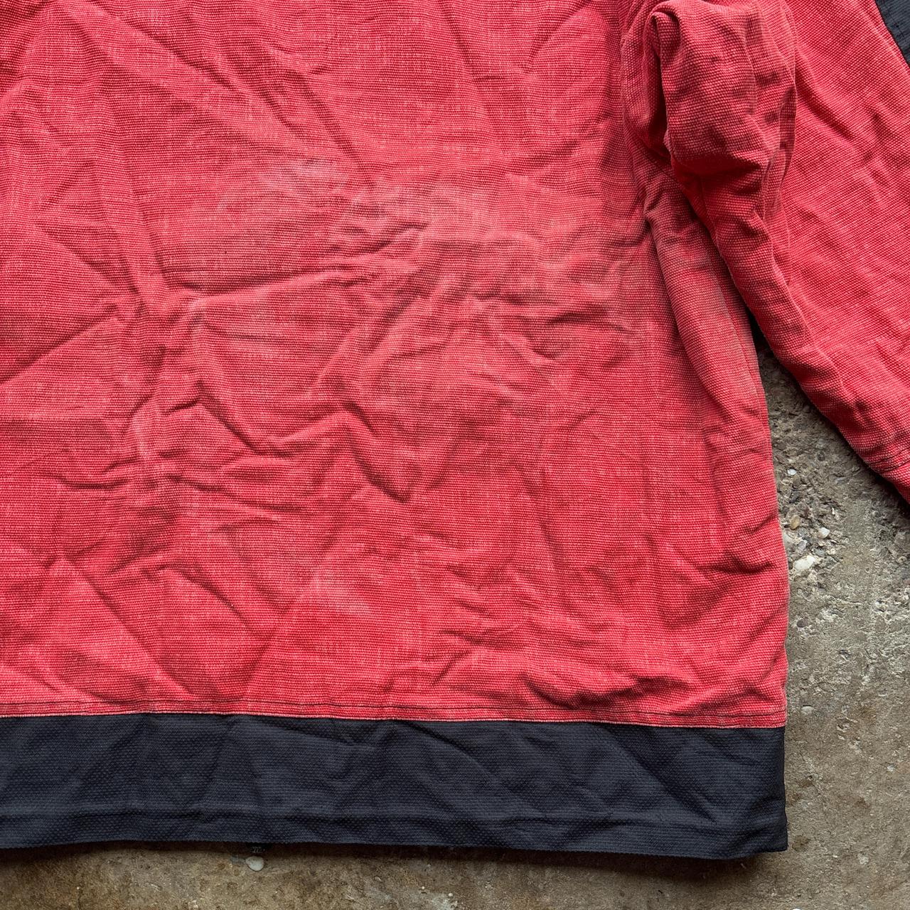 90s Red and black Magic Number skateboard jacket
