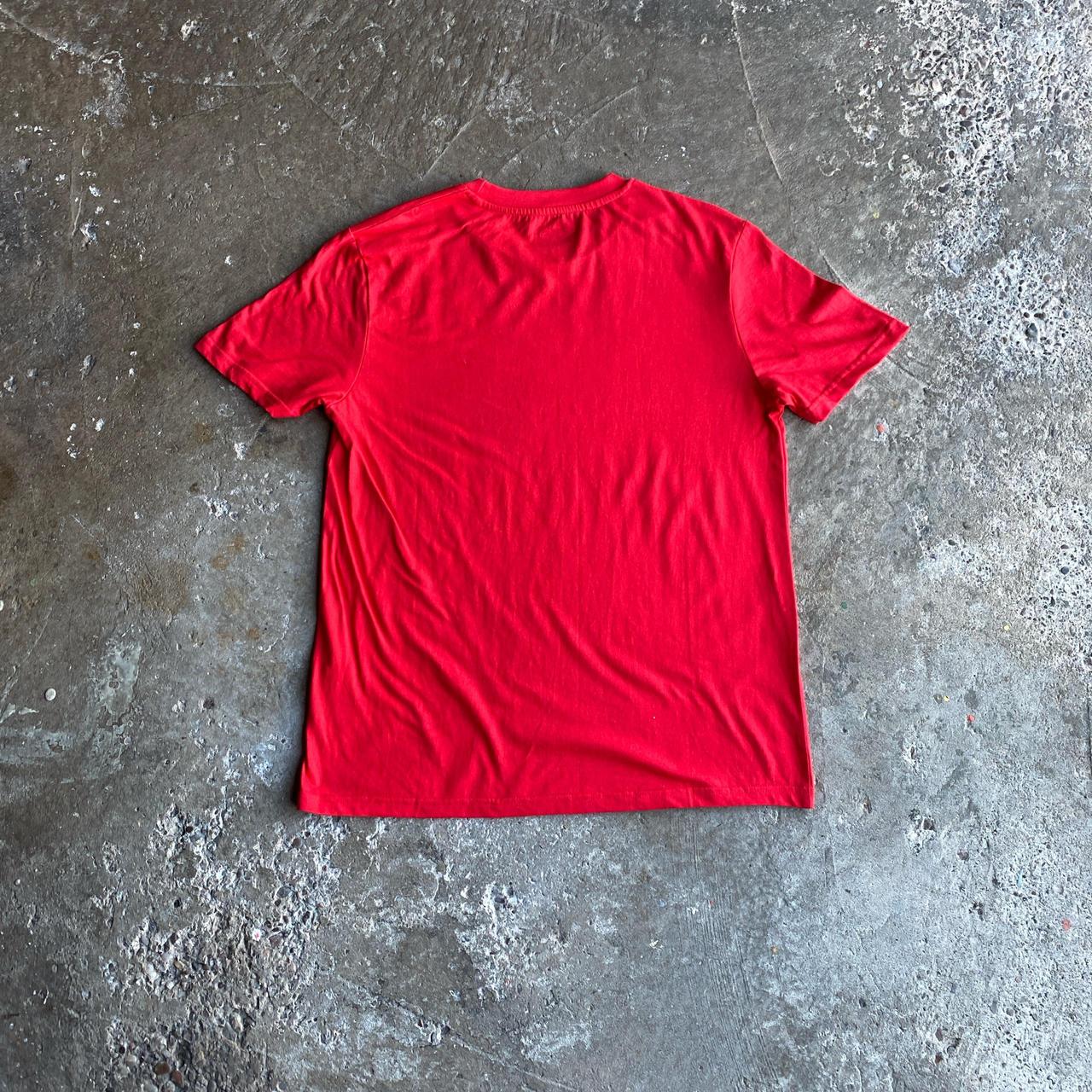 Red Umbro Logo Design T-Shirt - S