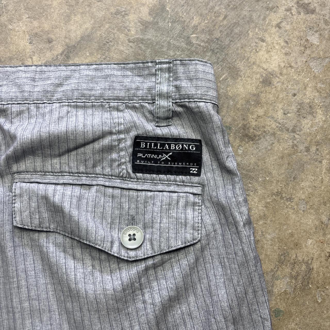 Grey Billabong pin stripe shorts - W31
