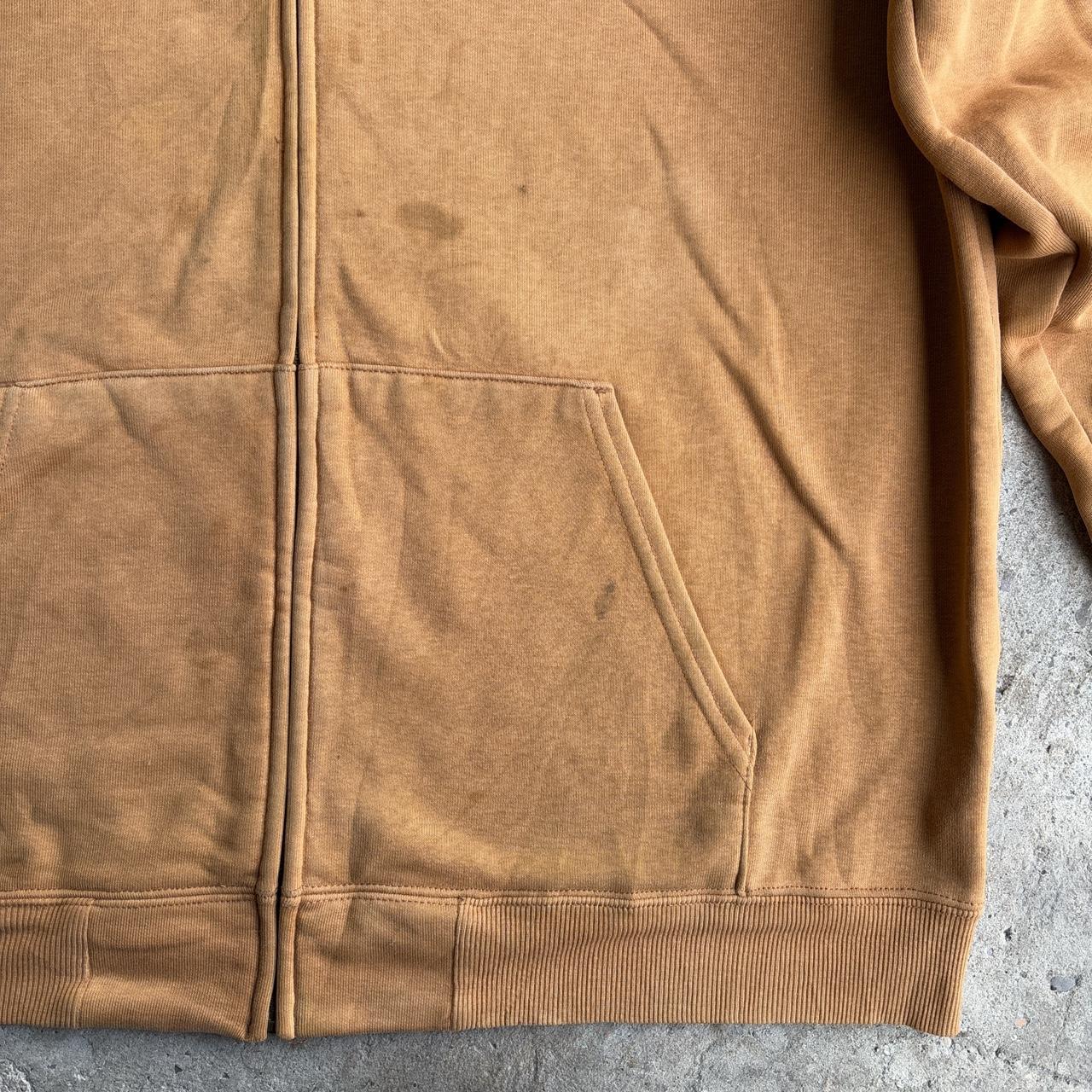 Vintage Tan Carhartt zip-up hoodie