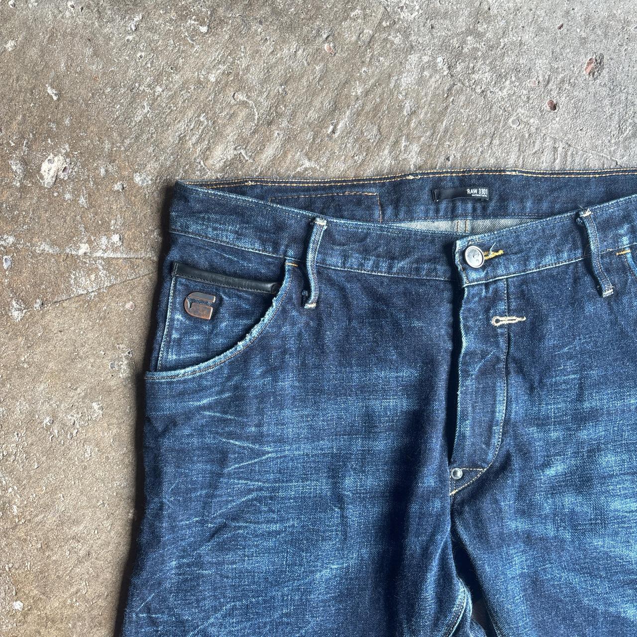 Blue G-Star RAW Denim Barrel Jeans - W36