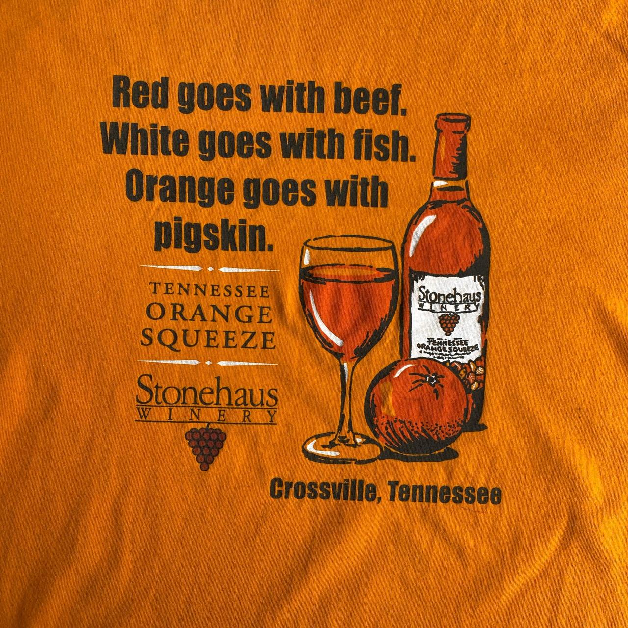 Orange Winery Graphic T-Shirt - XL