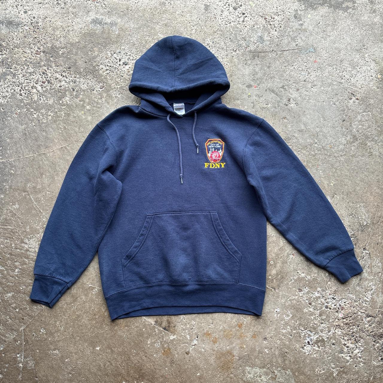 Navy FDNY hoodie - M