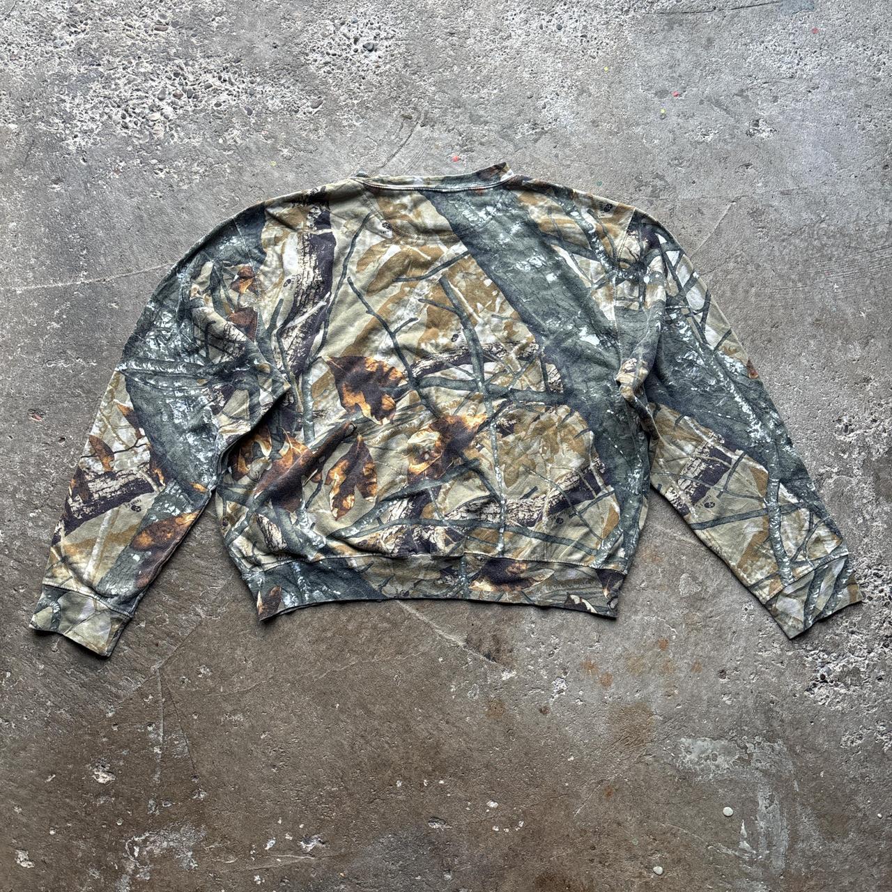 Real tree camo sweatshirt - L