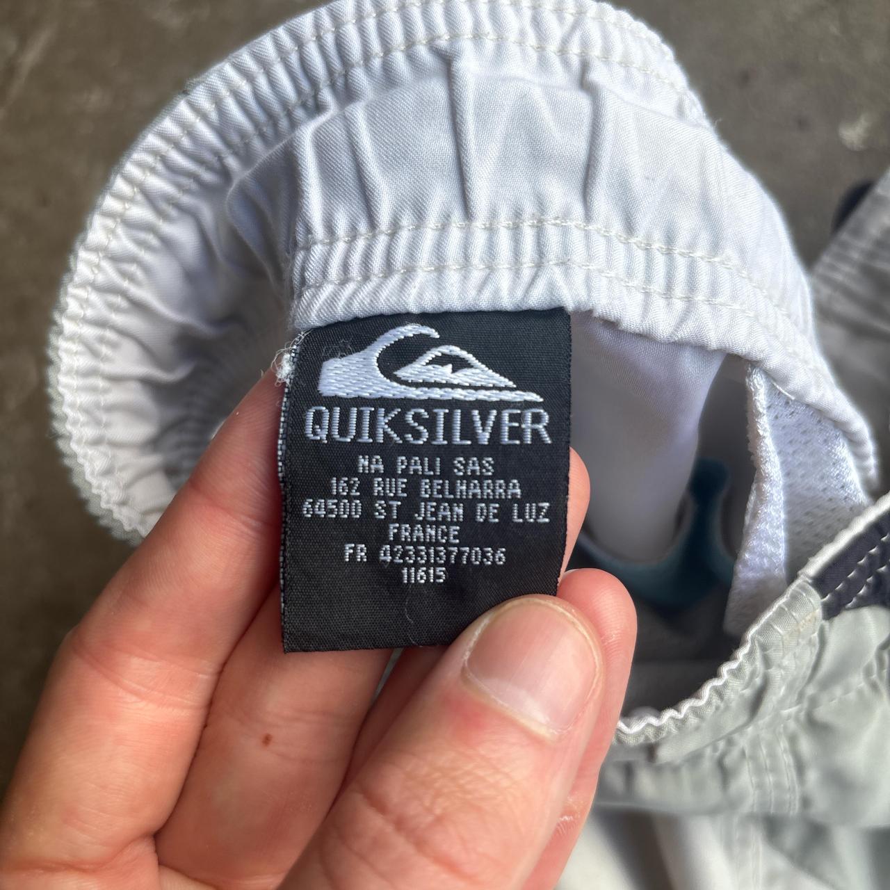 Black/Grey/Blue Quiksilver Board Shorts - M