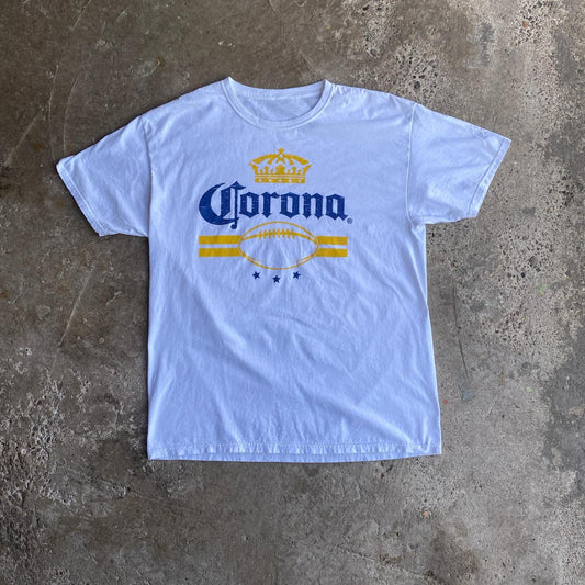 White Corona Extra Graphic T-Shirt - L