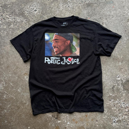 Black Tupac ‘Poetic Justice’ graphic tee - L