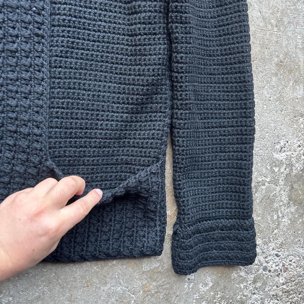 Black Hand knit cardigan - M