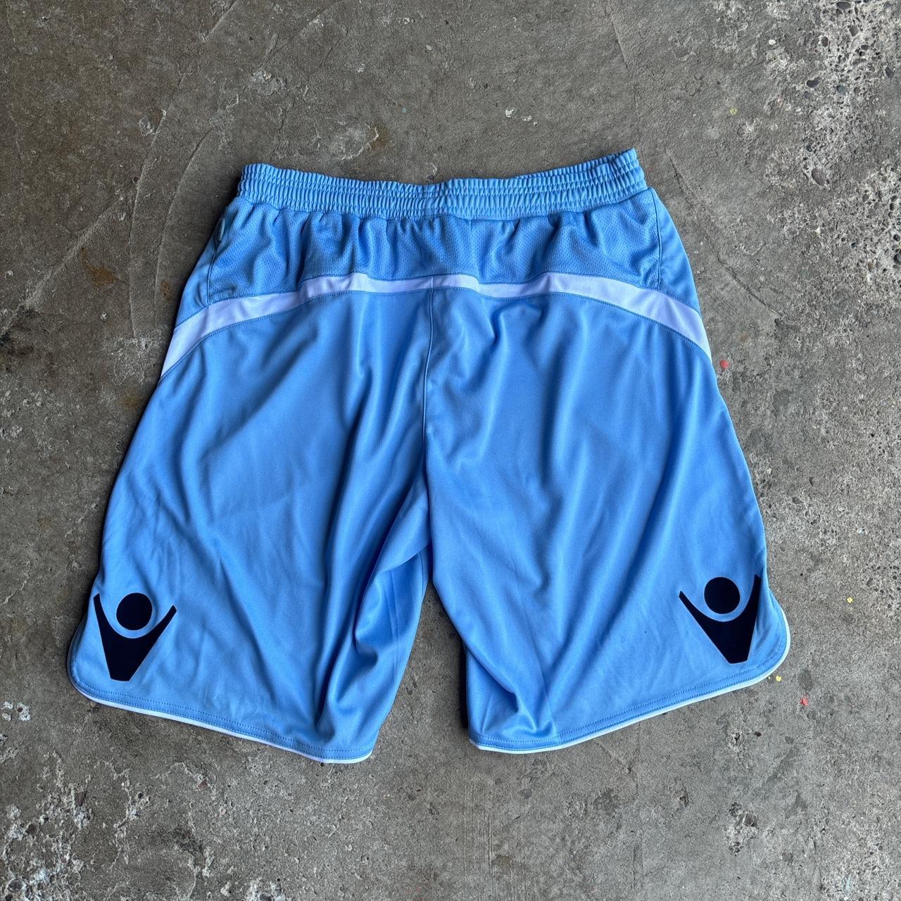 SSC Napoli football shorts in baby blue