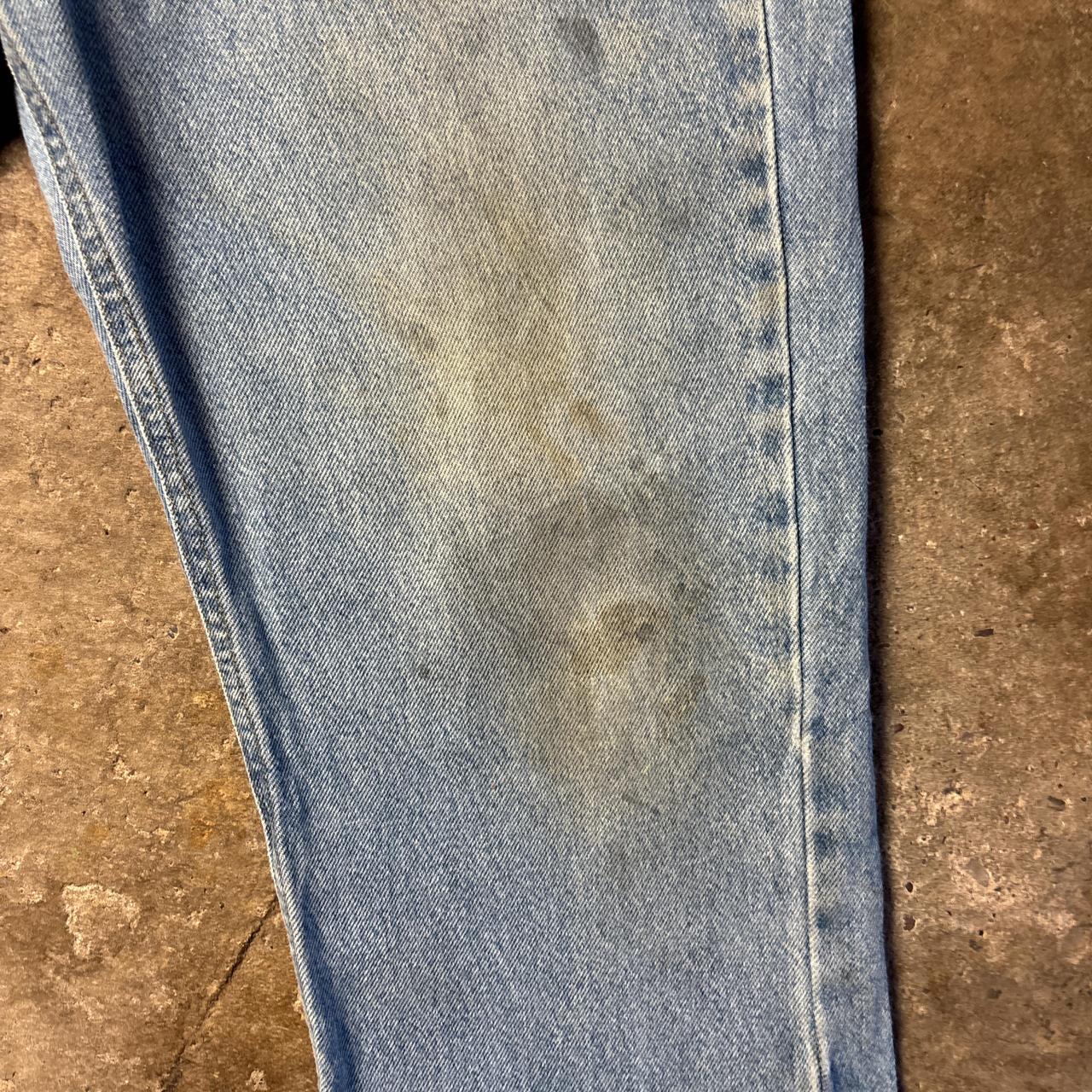 Blue Distressed Carhartt Jeans - W34
