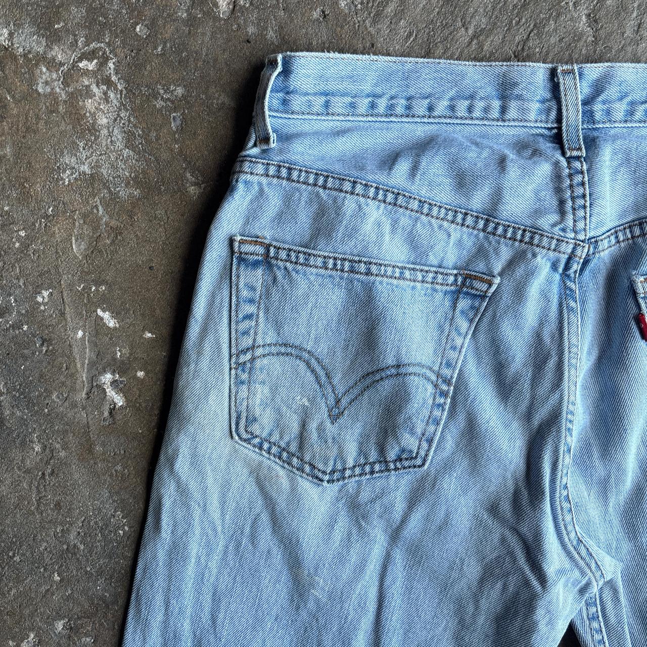 Light Blue Denim Levi’s 505 Regular Fit Jeans
