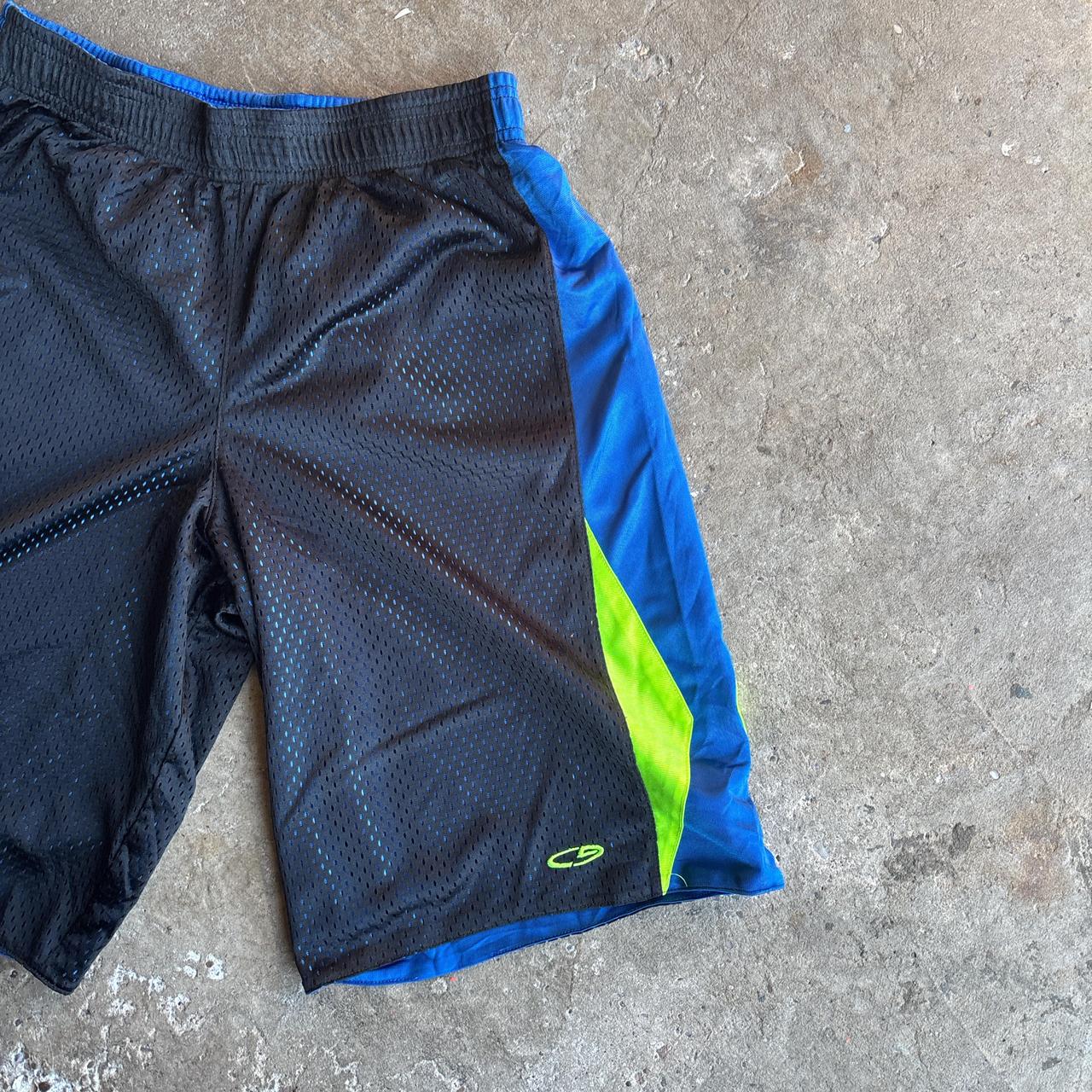 Black & Blue Reversible Champion Basketball Shorts