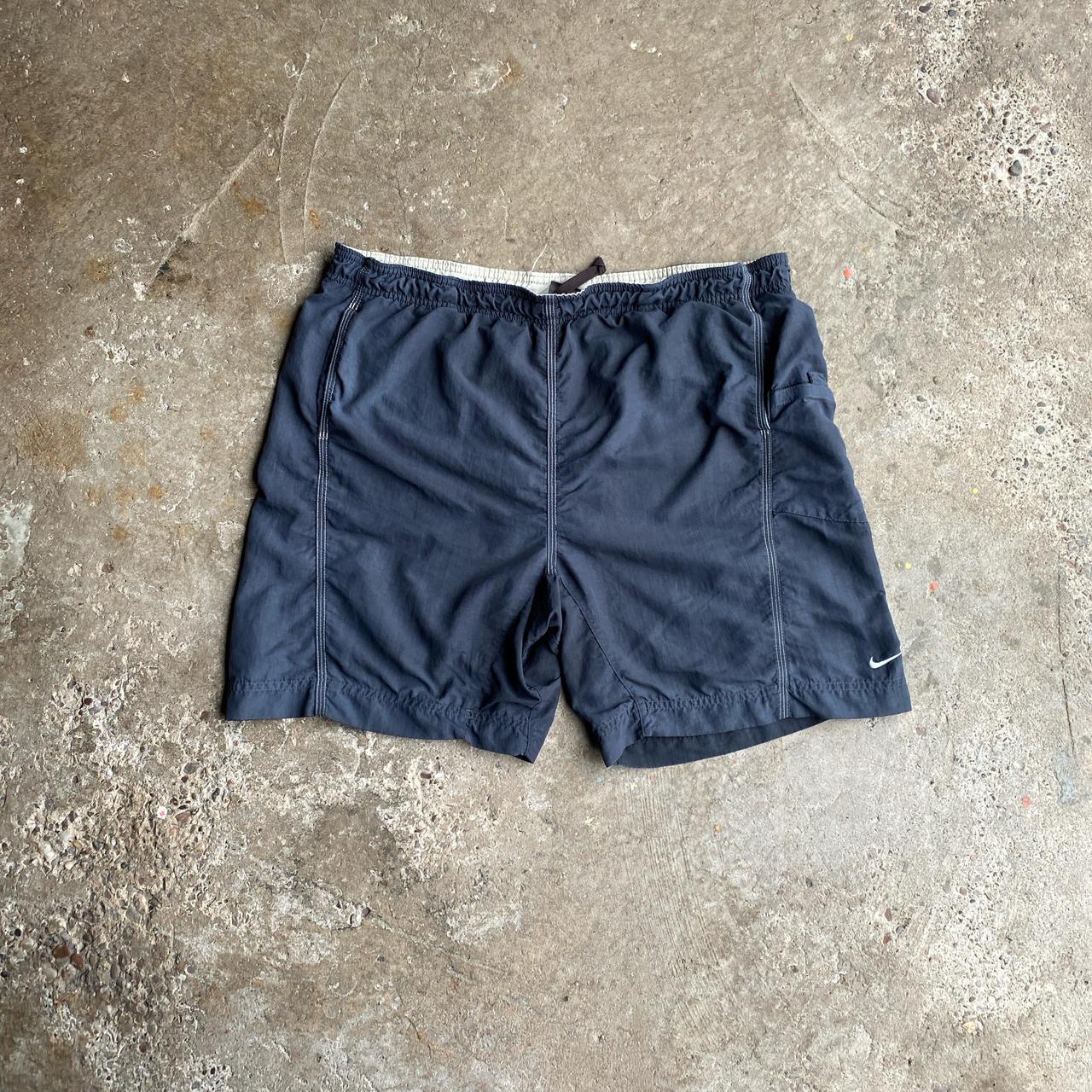Vintage Grey Nike Swimming Shorts - L
