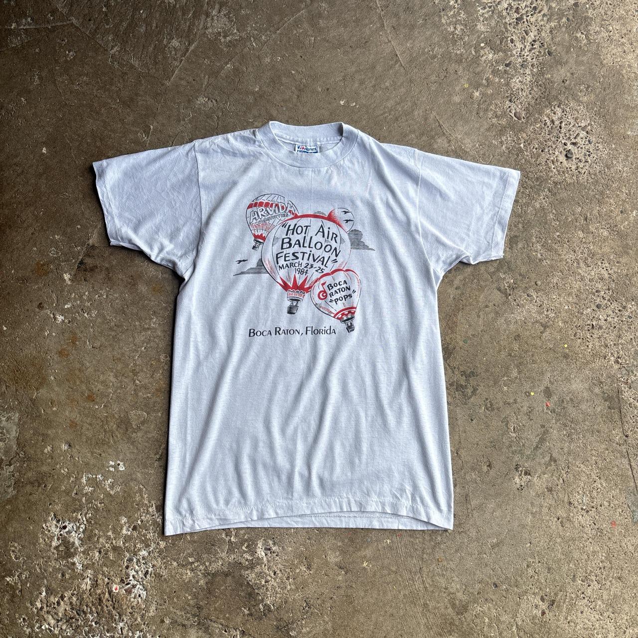 White Single Stitch Graphic 80’s Vintage T-Shirt