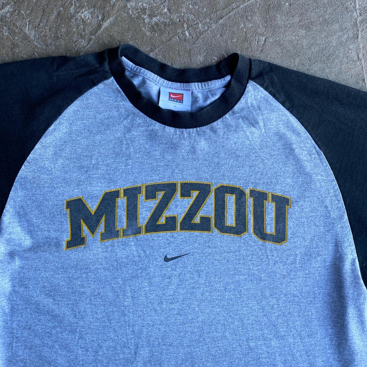 Grey & Black Nike ‘Mizzou’ Raglan T-Shirt - L