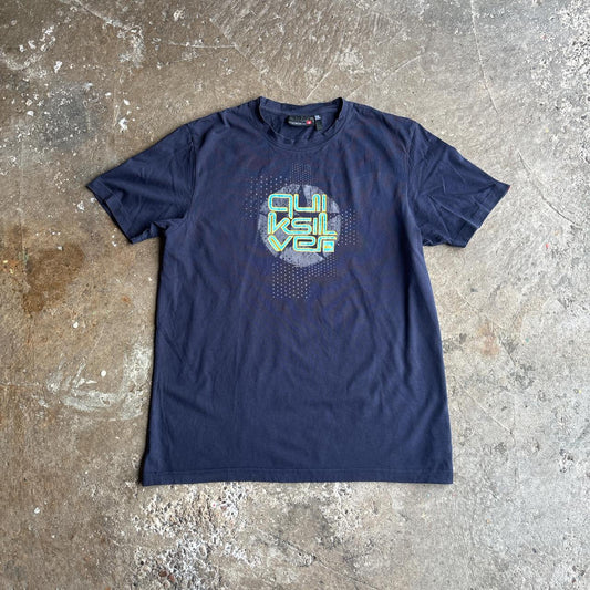 Navy Quicksilver Graphic T-Shirt