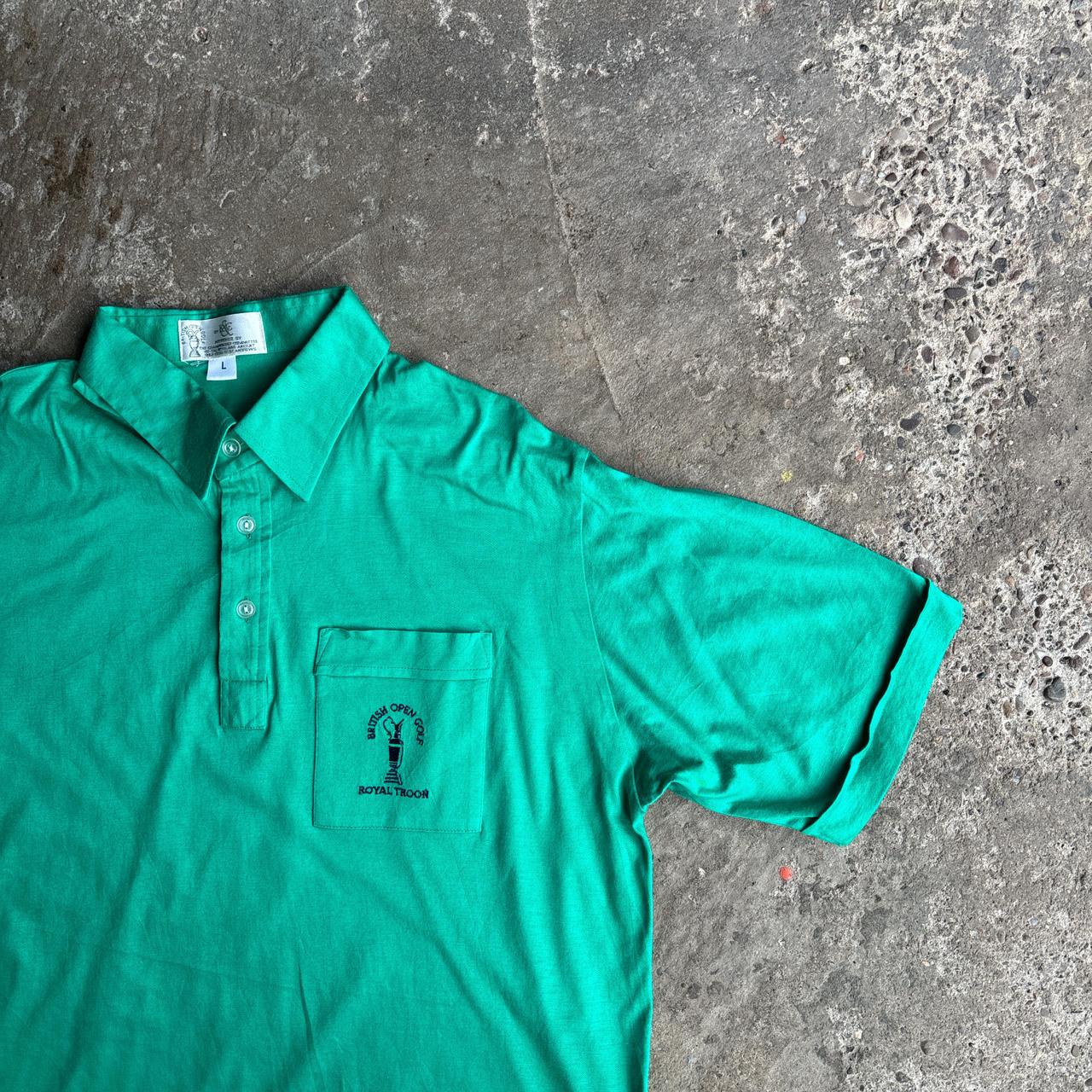 Green ‘British Open Golf’ 1997 Royal Troon Polo Shirt