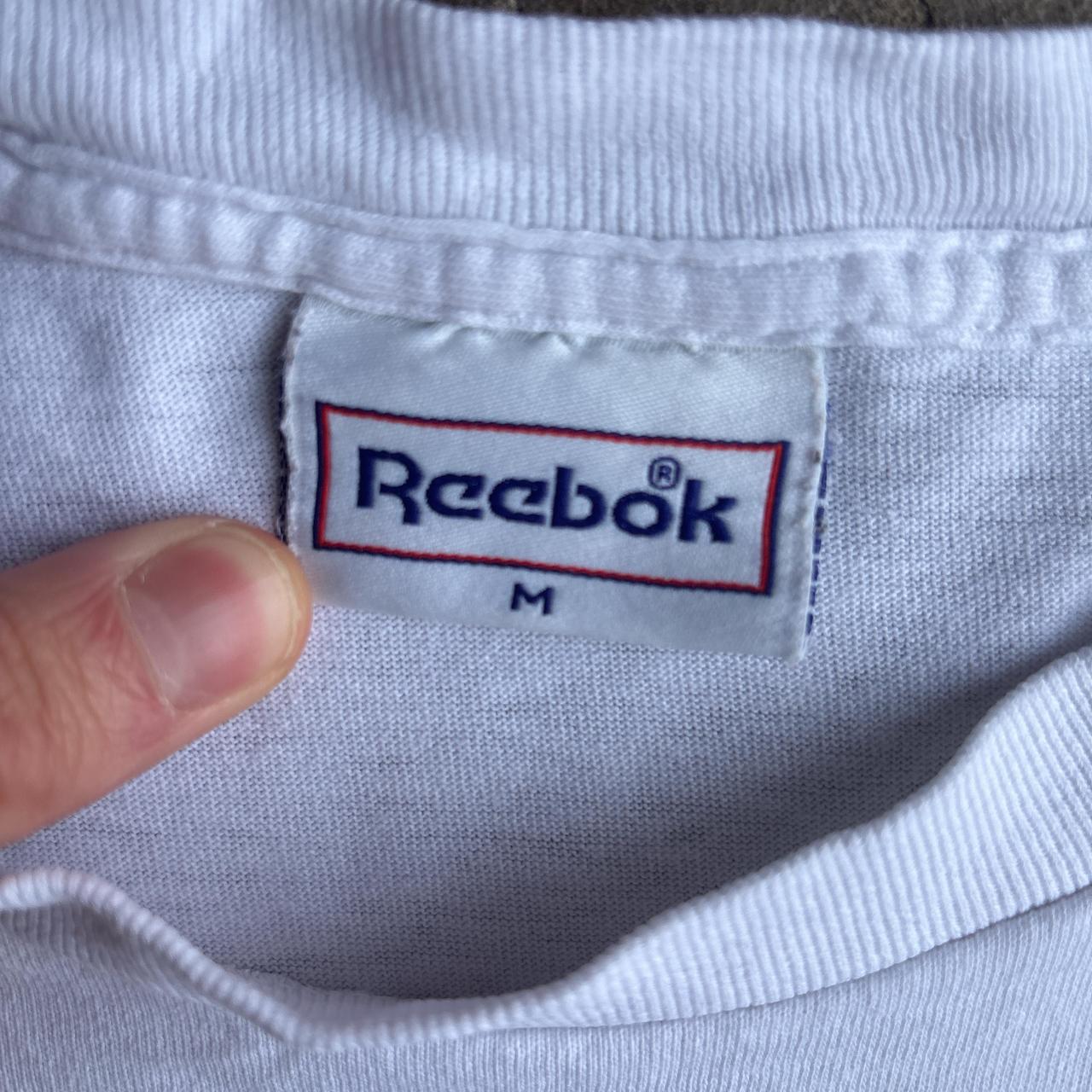 Vintage White Reebok ‘Shaqattaq’ Graphic T-Shirt - M