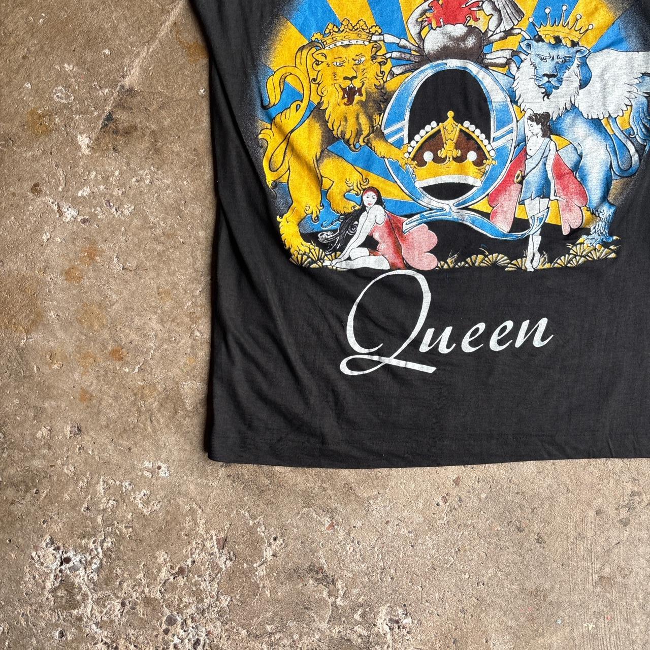 Vintage 80s Queen Freddy Mercury Graphic T Shirt