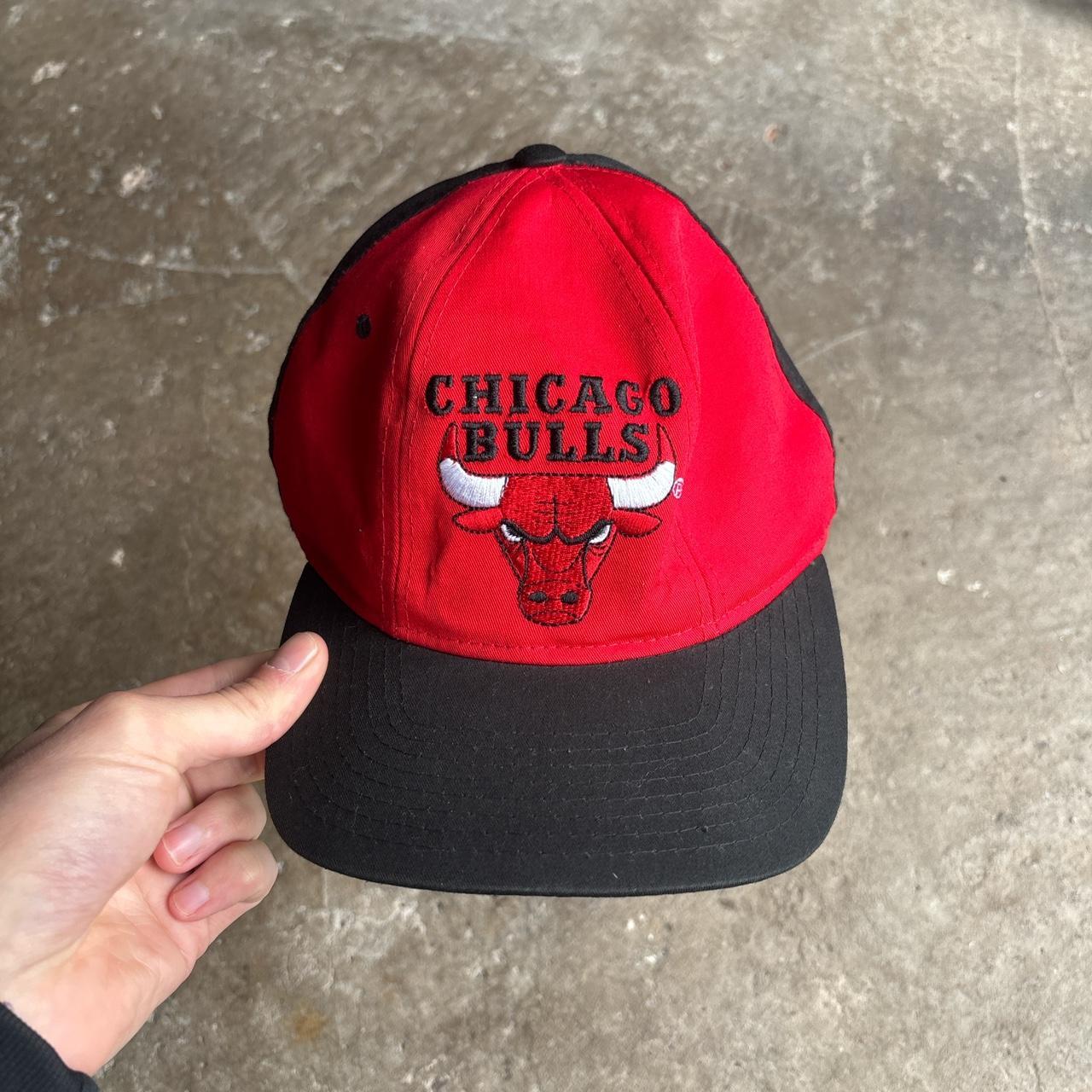 Red & Black 90s Chicago Bulls Snapback