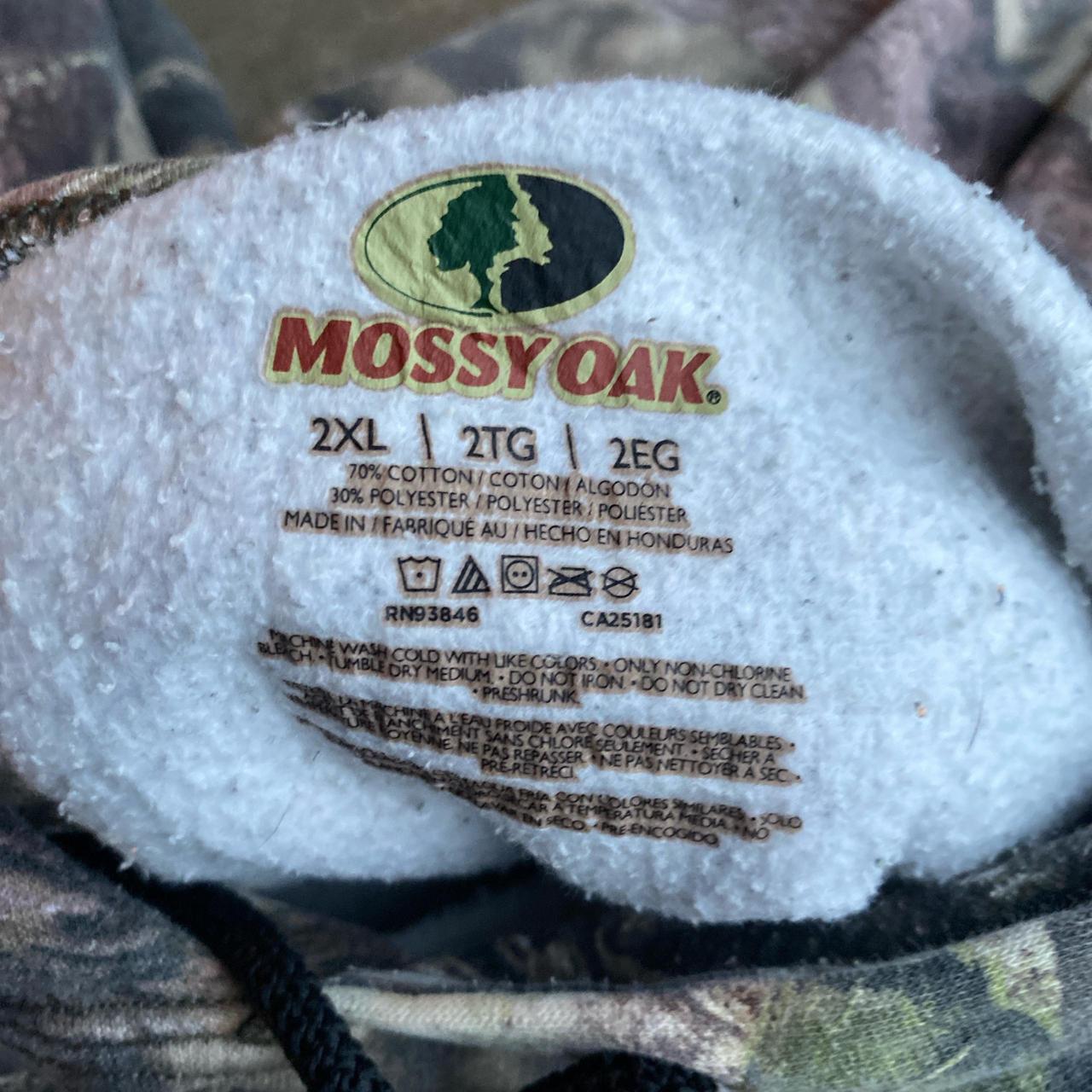 Real Tree Print Mossy Oak Hoodie - 2XL