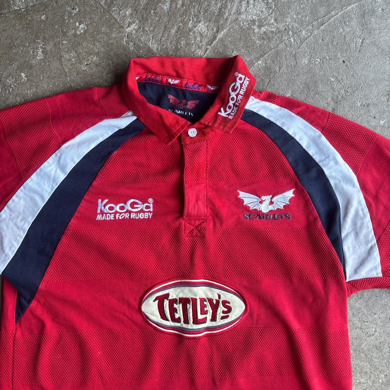 Red Scarlets Home Rugby Shirt 2003/2004