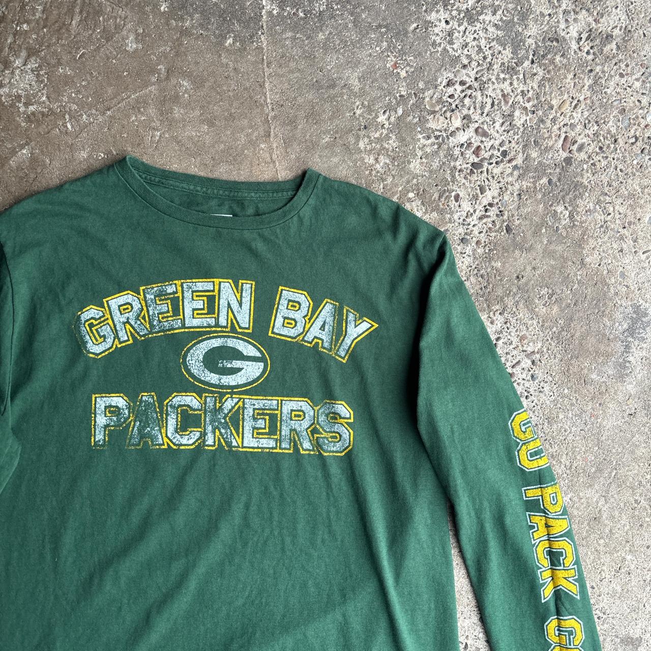 Green Graphic Green Bay Packers NFL Long-Sleeve T-Shirt - XL