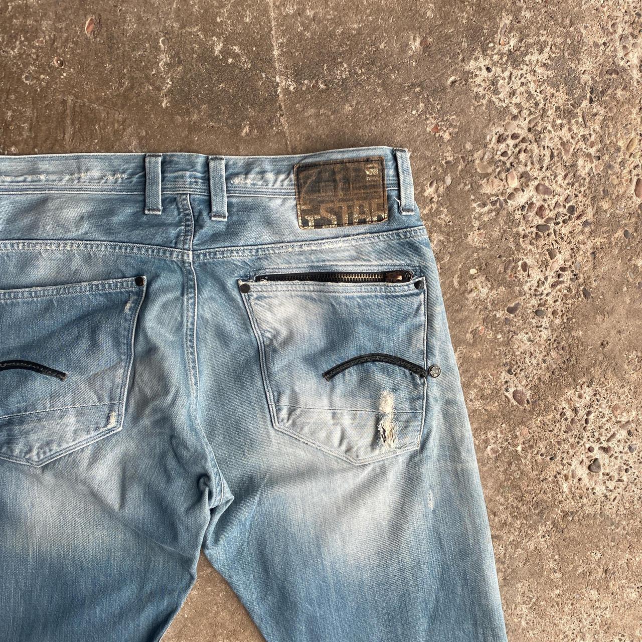Distressed Blue G-Star RAW Denim Jeans - W34