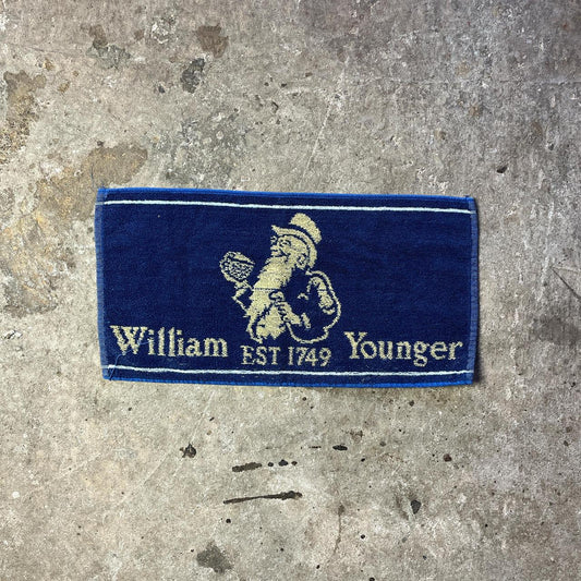 90s cotton ‘William Younger’ beer towel