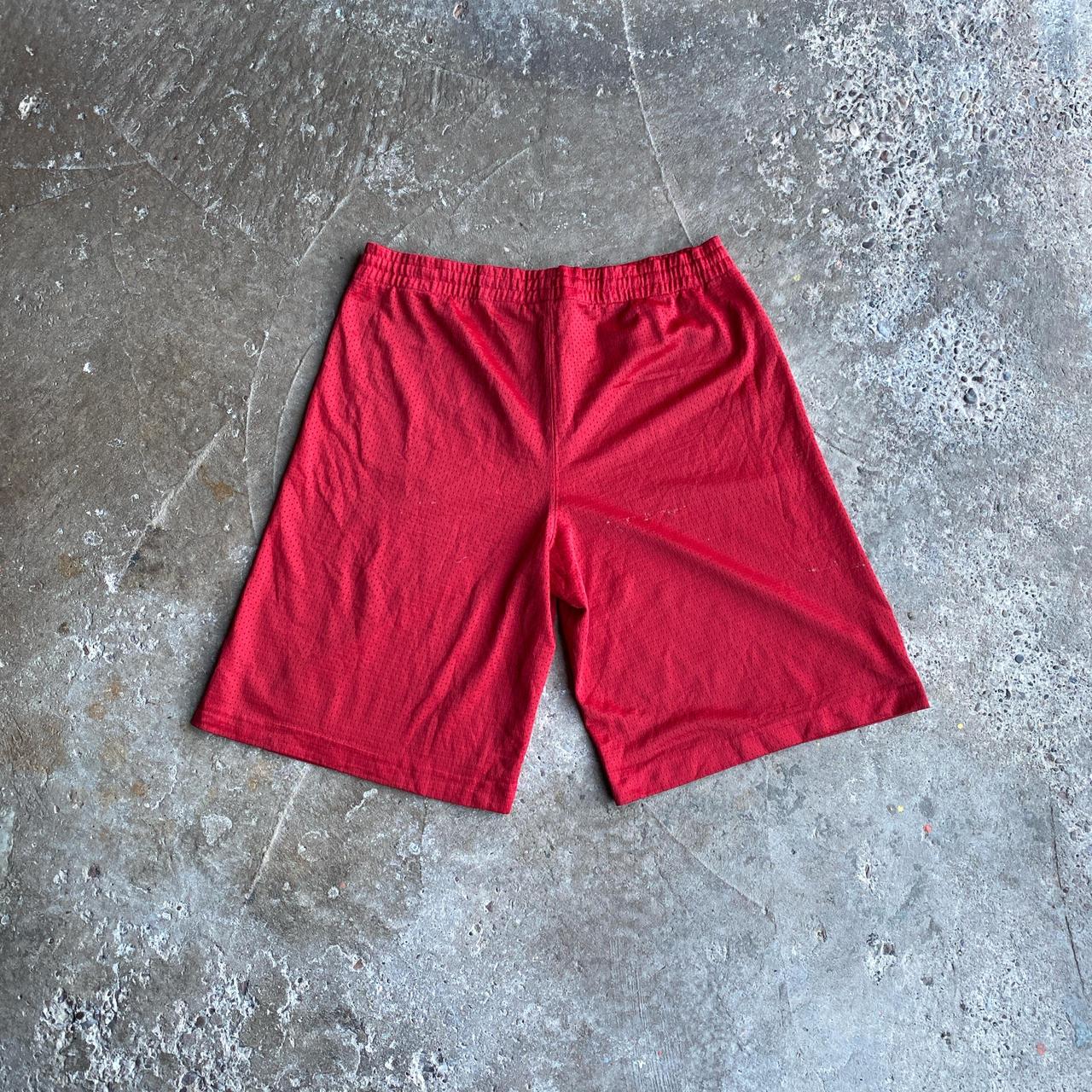 Red Russell Athletic Mesh Sportswear Shorts - M