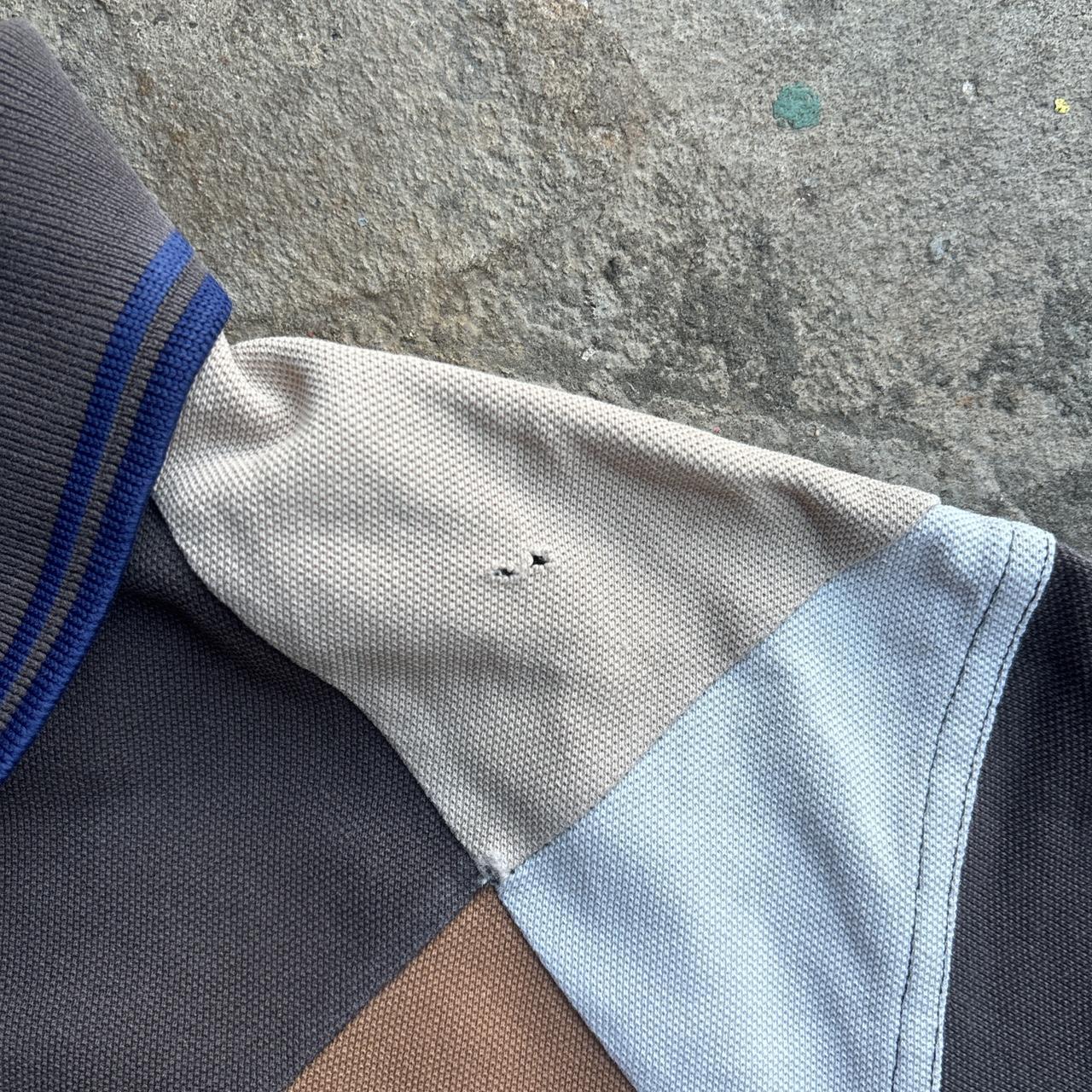 Incredible Fred Perry Brown Check Print Polo Shirt